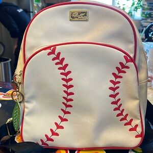 So cute baseball backpack - Betsy Johnson